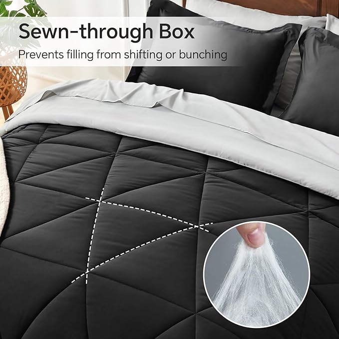 Microfiber Comforter Set - Twin - 5 Piece