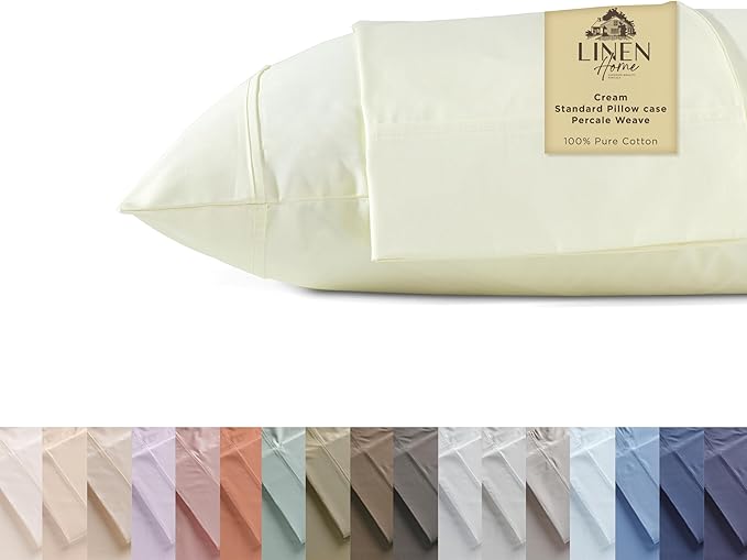 100% Cotton Pillowcase Set - Queen - 2 Piece