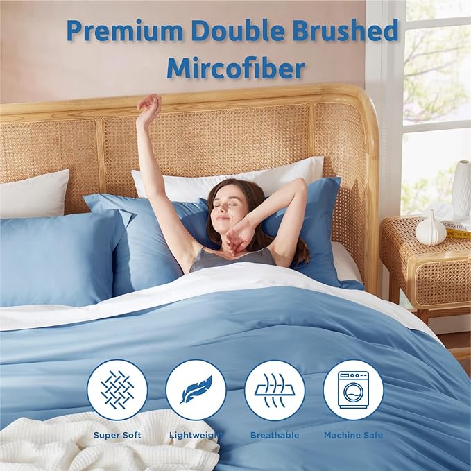 Down Alternative Duvet Cover Set - Full - 4 Piece