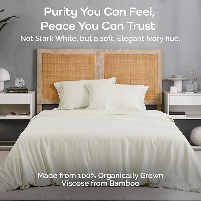 Bamboo Cooling Duvet Cover Set - King - 3 Piece