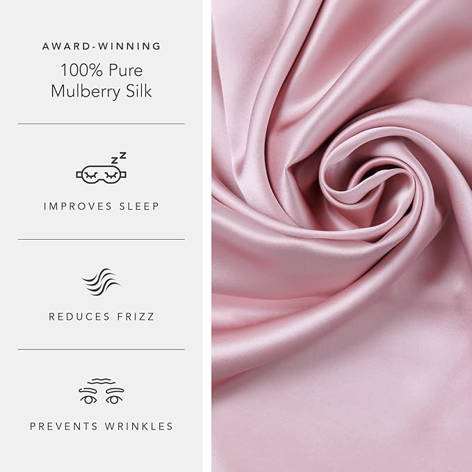 Mulberry Silk Pillowcase Set - Queen - 2 Pack