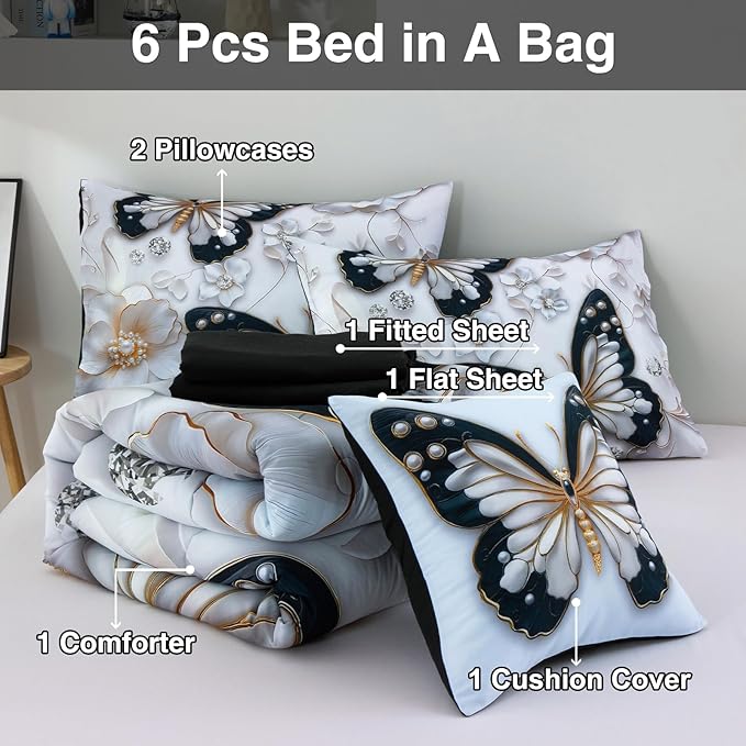 Comforter Set - Queen - 6 Piece