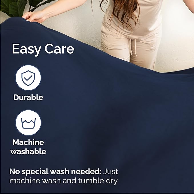 Cooling Bed Sheet Set - Queen - 16 in Deep Pocket - 6 Piece