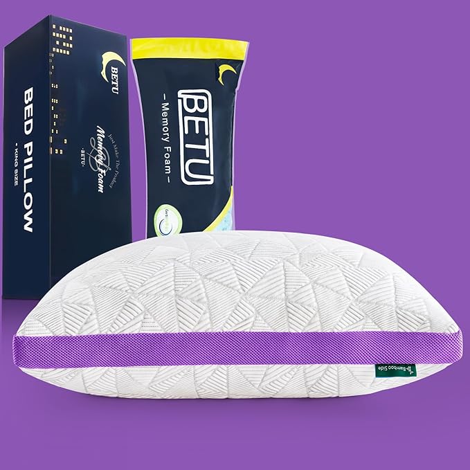 Memory Foam Cooling Bed Pillow - Queen