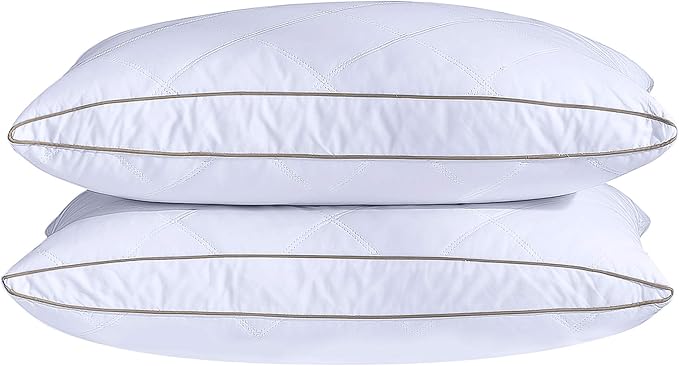 100% Cotton Bed Pillow - King - 2 Piece