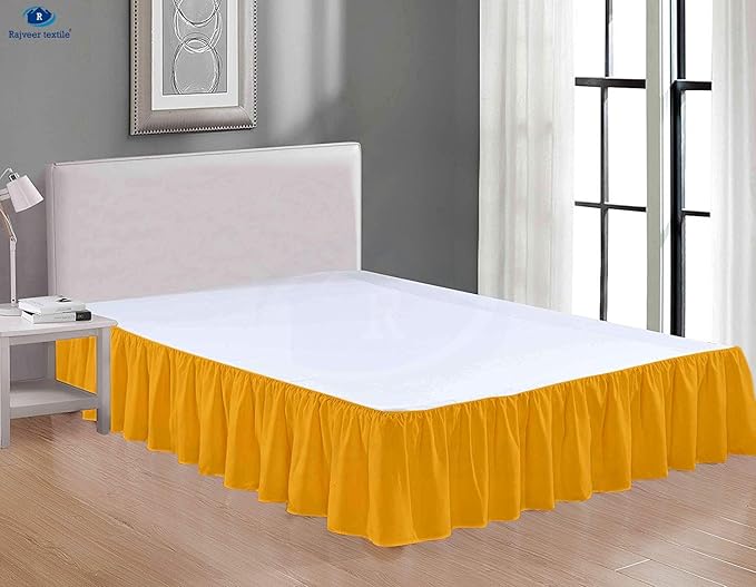 Microfiber Bed Skirt - King - 15 in Drop