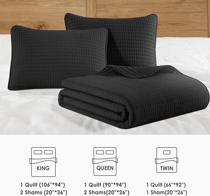 Quilt Set - Queen - 3 Piece