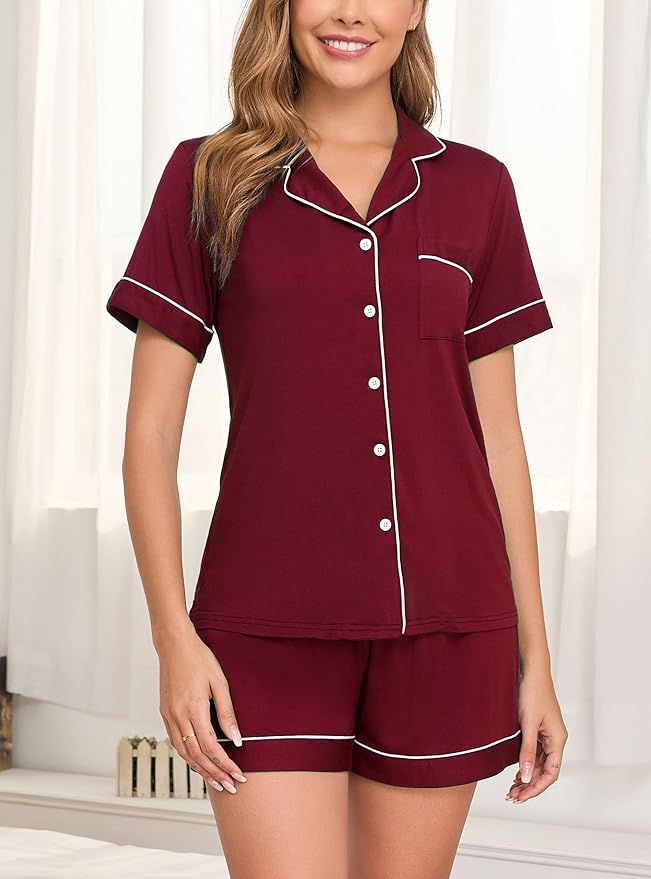 Pajama Set - Short Sleeve - 2 Piece