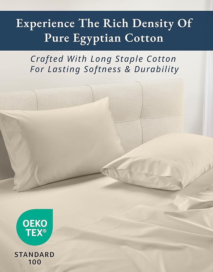 Linen Cooling Bed Sheet Set - King - 15 in Deep Pocket