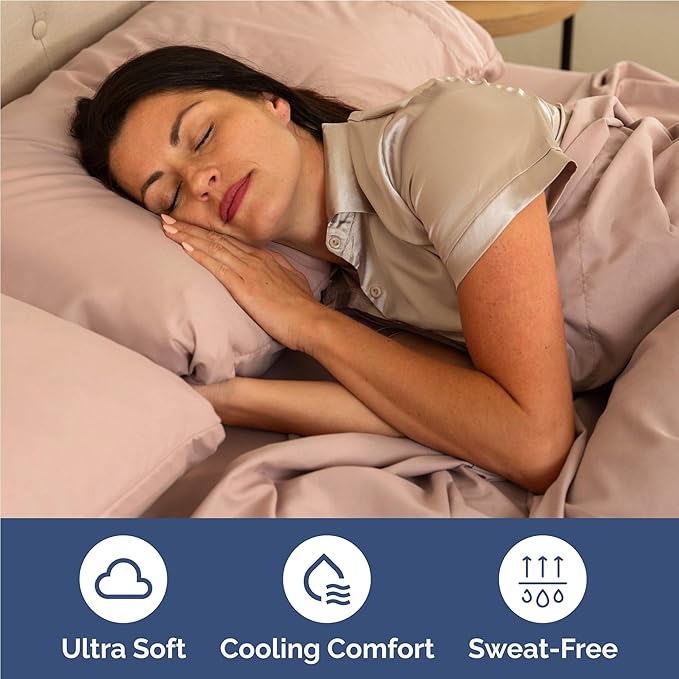 Cooling Bed Sheet Set - Full - 4 Piece