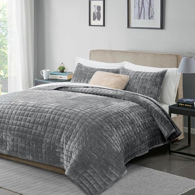 Velvet Quilt Set - Twin XL