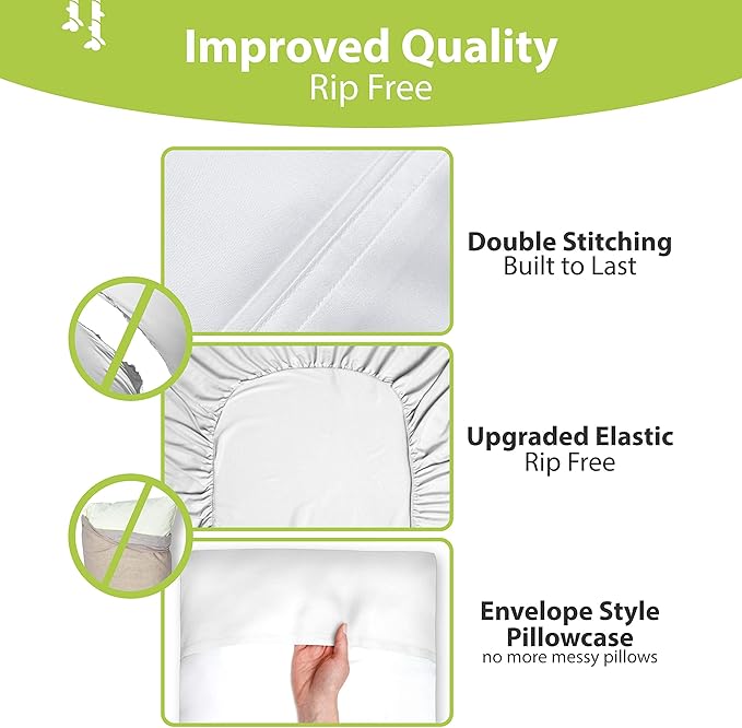 Bamboo Cooling Bed Sheet Set - Twin - 4 Piece