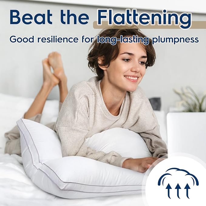 Down Alternative Cooling Bed Pillow - King - 2 Piece