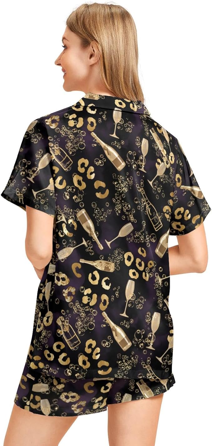 Women's Pajama Set - Short Sleeve - 2 Piece