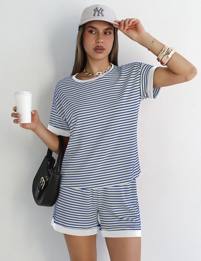 Shorts Pajama Set - Short Sleeve - 2 Piece