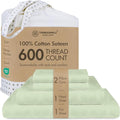 100% Cotton Cooling Bed Sheet Set - Full - 4 Piece