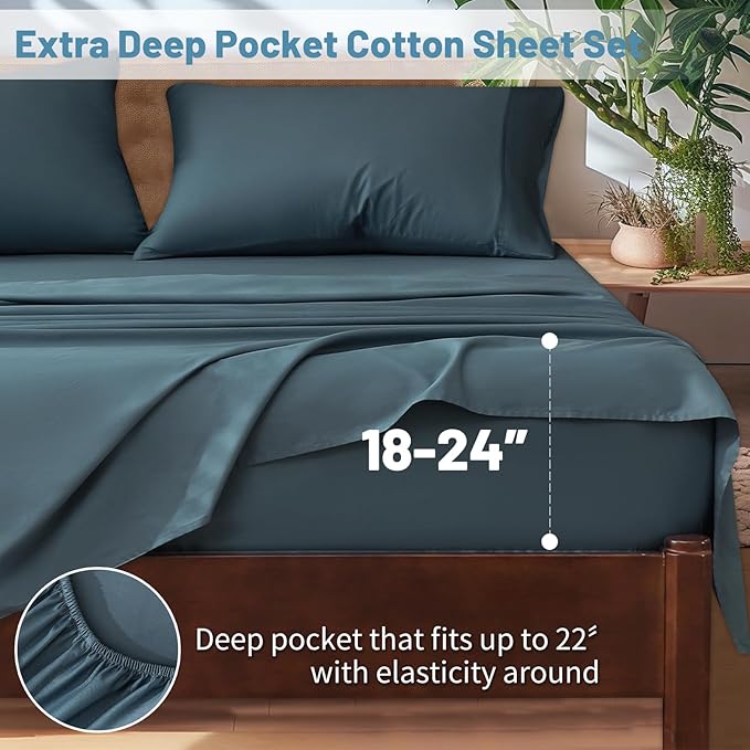Bed Sheet Set - King - 4 Piece
