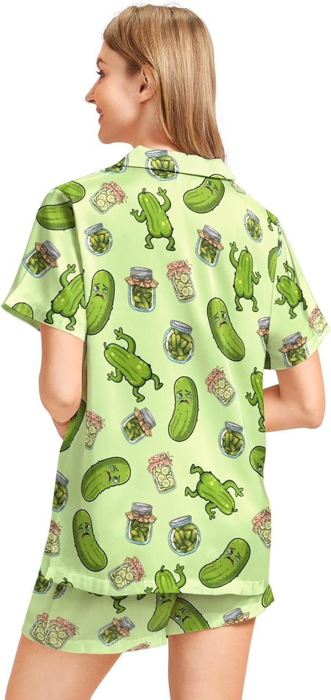Women's Pajama Set - Short Sleeve - 2 Piece