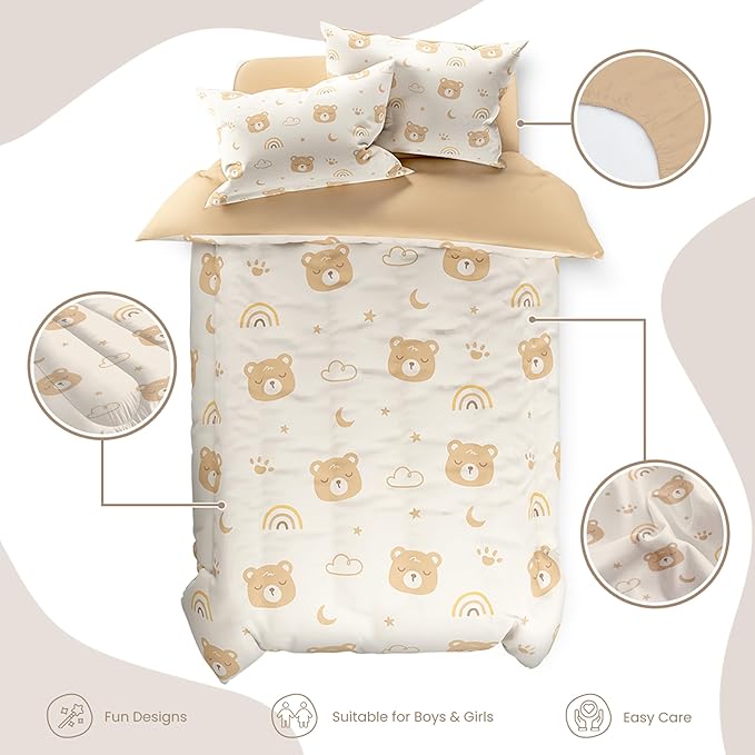 Microfiber Comforter Set - Twin - 68 x 86 in - 3 Piece