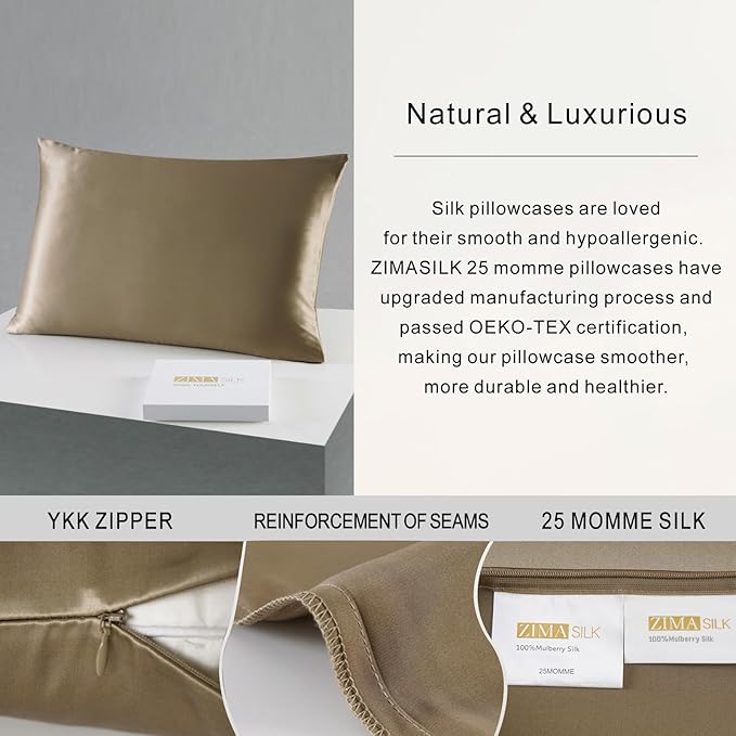 Mulberry Silk Pillowcase - Standard