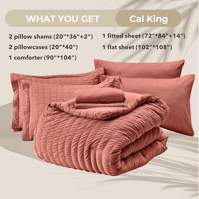 Comforter Set - California King - 7 Piece
