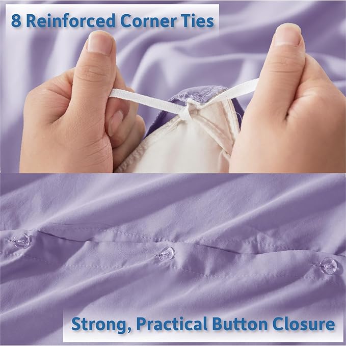 Down Alternative Duvet Cover Set - Full - 4 Piece