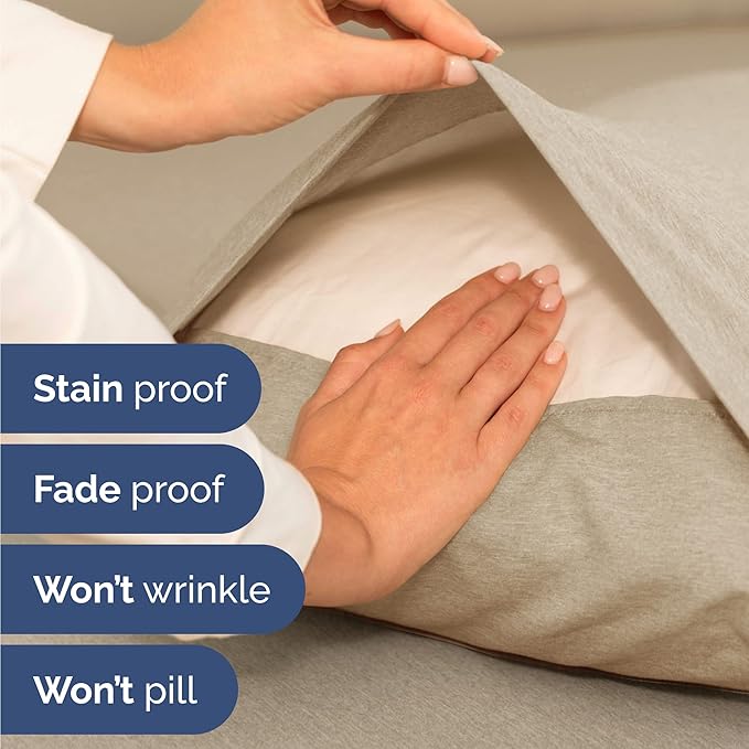 Cooling Bed Sheet Set - Twin - 16 in Deep Pocket - 4 Piece