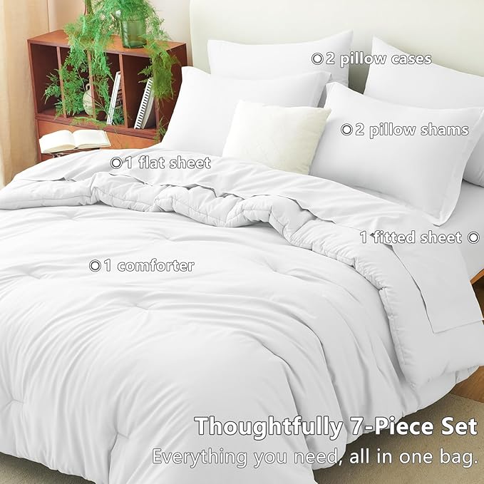 Comforter Set - Queen - 7 Piece