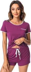 Women's Bamboo Cooling Pajama Set - Short Sleeve - 2 Piece