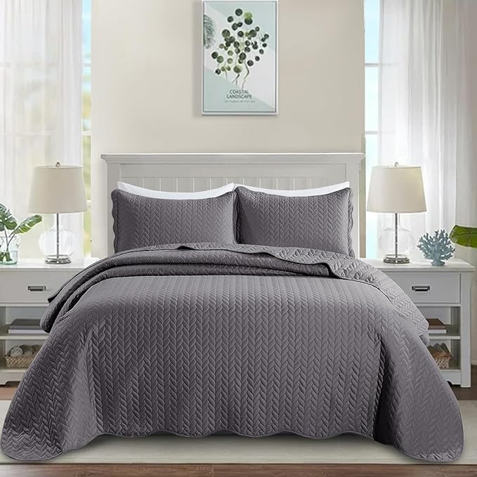 Microfiber Quilt Set - King - 8 Pack