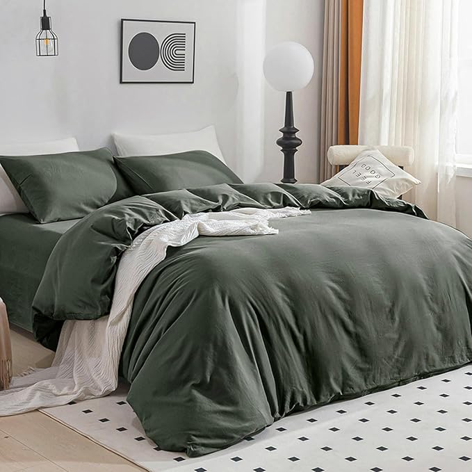 Linen Duvet Cover Set - Twin - 2 Piece