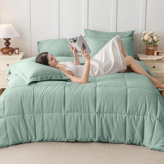 Down Alternative Comforter Set - Full - 7 Piece