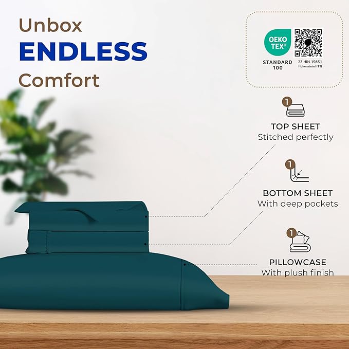 Cooling Bed Sheet Set - Twin XL - 3 Piece