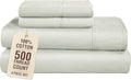 100% Cotton Bed Sheet Set - Twin XL - 15 in Deep Pocket - 4 Piece
