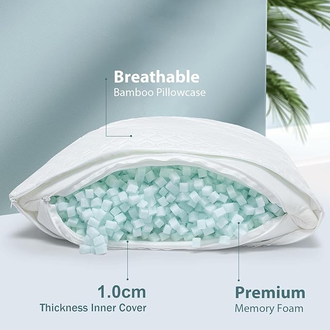 Memory Foam Cooling Body Pillow - 20 x 63 in