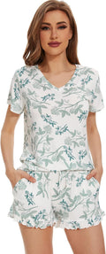 Bamboo Cooling Shorts Pajama Set - Short Sleeve - 2 Piece