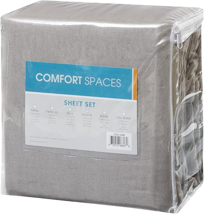 Flannel Bed Sheet Set - Full - 4 Piece