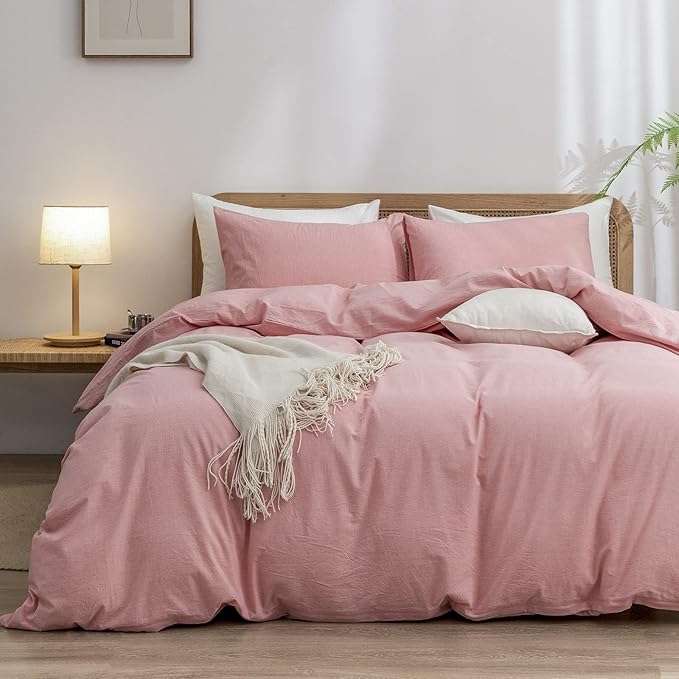 Linen Duvet Cover Set - Full - 3 Piece