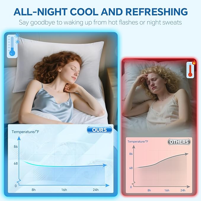 Cooling Bed Pillow - Standard - 20 x 26 in