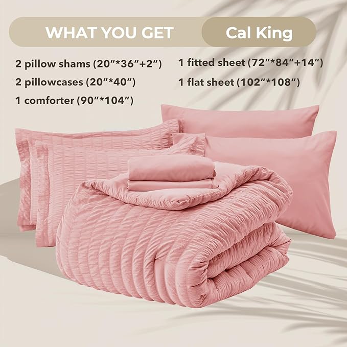Comforter Set - California King - 7 Piece