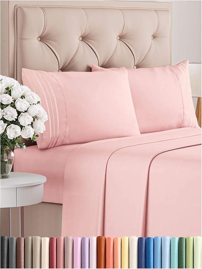 Cooling Bed Sheet Set - King - 4 Piece