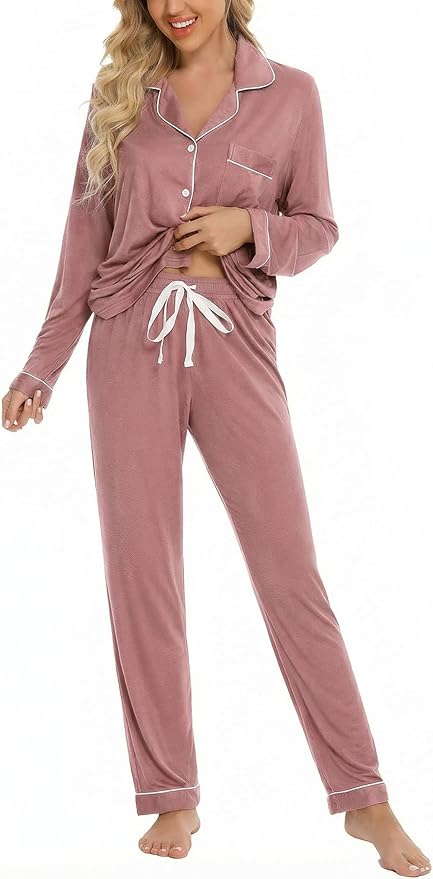 Women's Pants Pajama Set - Long Sleeve - 2 Piece