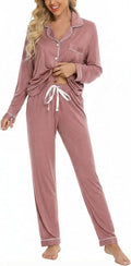 Women's Pants Pajama Set - Long Sleeve - 2 Piece