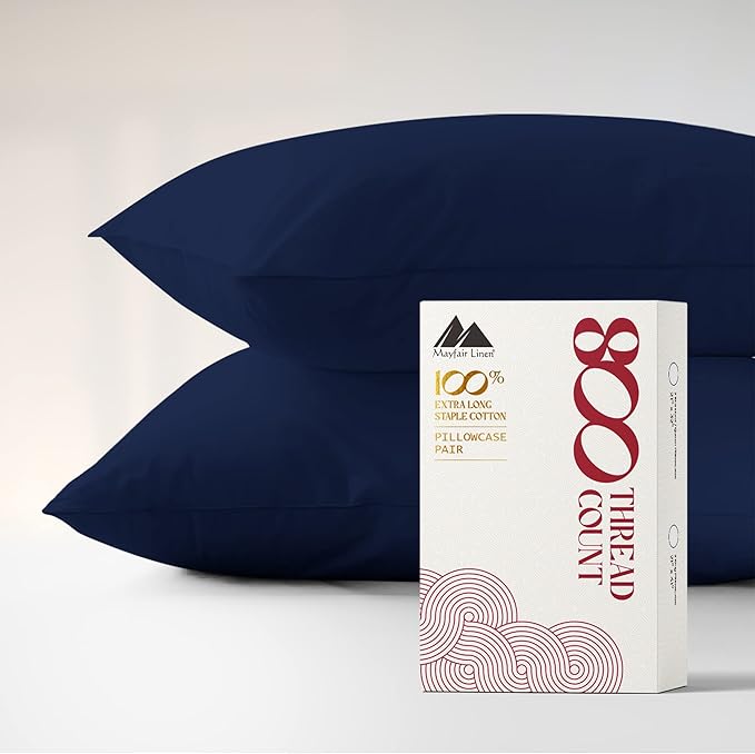 Linen Pillowcase Set - Queen - 2 Piece