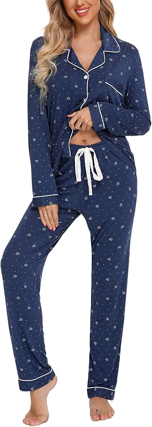 Women's Pants Pajama Set - Long Sleeve - 2 Piece