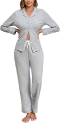 Women's 100% Cotton Pajama Set - Long Sleeve - 2 Piece