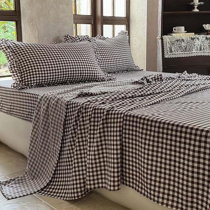 Microfiber Bed Sheet Set - Queen - 4 Piece
