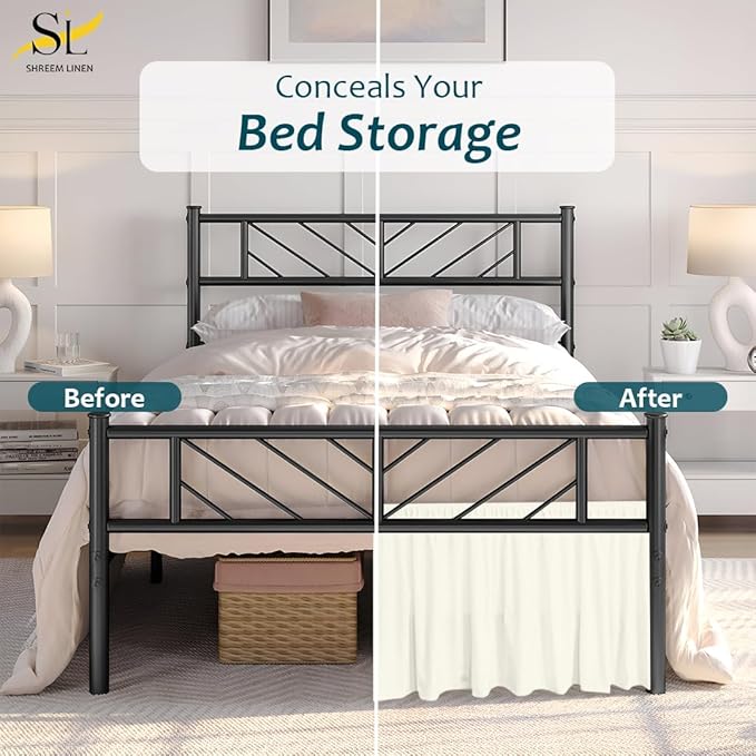 Linen Bed Skirt - Twin