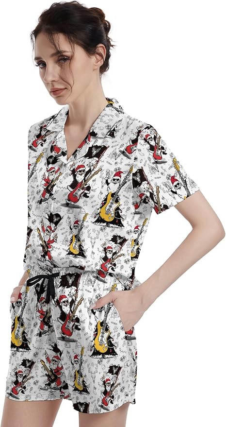 Women's Pajama Set - Short Sleeve - 2 Piece