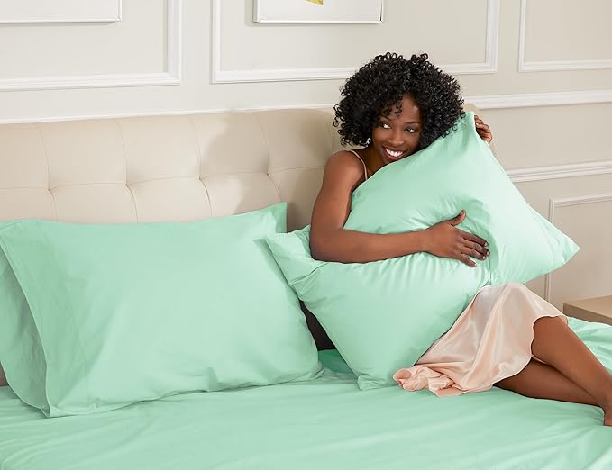 100% Cotton Pillowcase Set - King - 20 x 40 in - 2 Piece